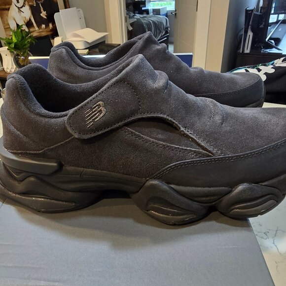 New Balance 8040 Black U8040UOB Men's SIZE 10 SLIDE SLIP-ON SNEAKER NEW RARE - Picture 1 of 14